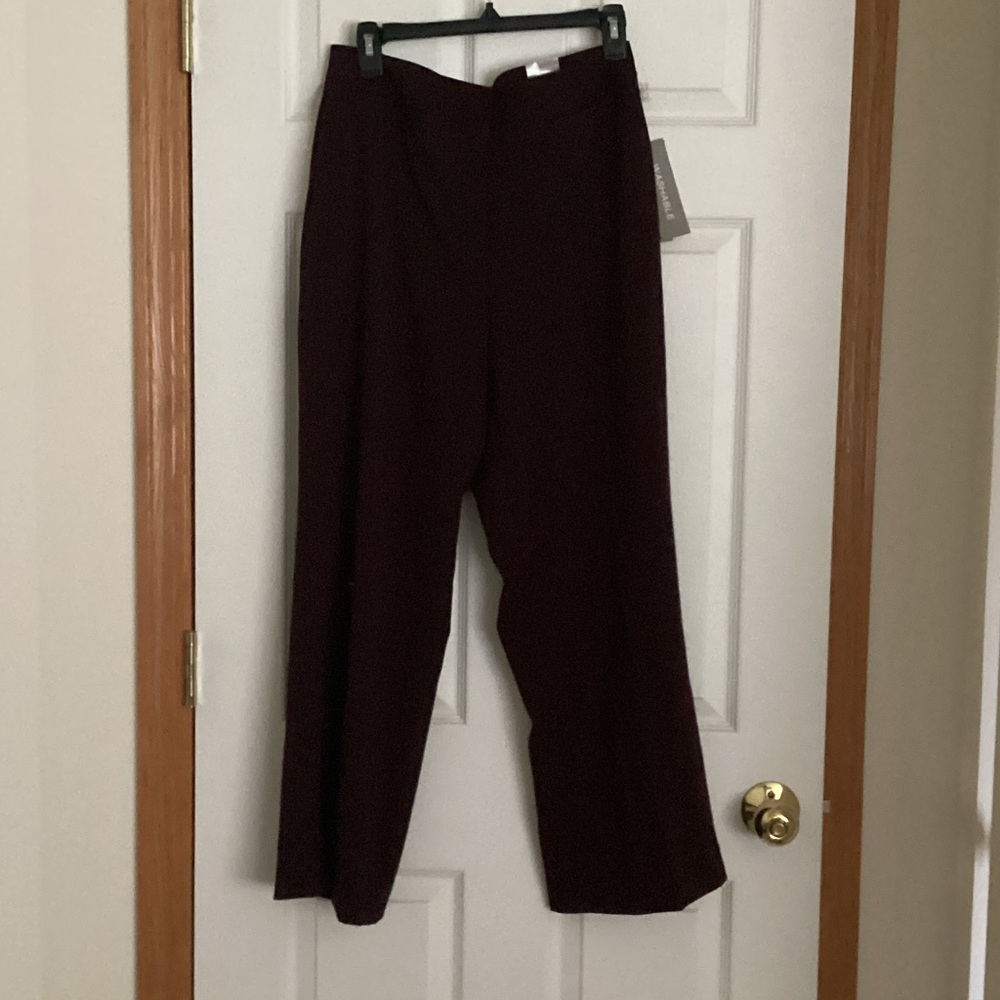 Worthington Dark Cranberry Trousers